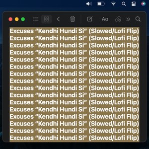 Excuses "Kehndi Hundi Si" (Slowed/Lofi Flip)