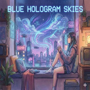 Blue Hologram Skies