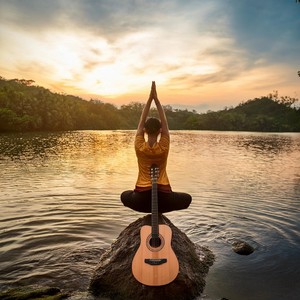 Yoga Harmony: Water Sounds and Guitar Music