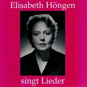 Elisabeth Höngen singt Lieder - Auf dem Wasser zu singen (在水上呤)