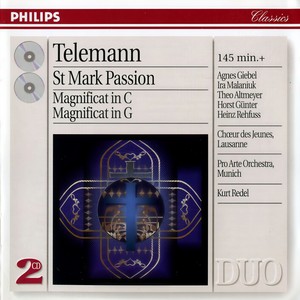 St. Mark Passion - Ⅰ. Choral: 'Gott sei gelobet und gebenedeiet'; Rezitativ: 'Und da sie den Lobgesang gesprochen hatten'