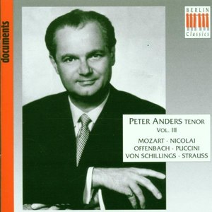 Vocal Recital: Anders, Peter, Vol. 3