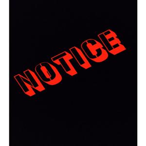 Notice