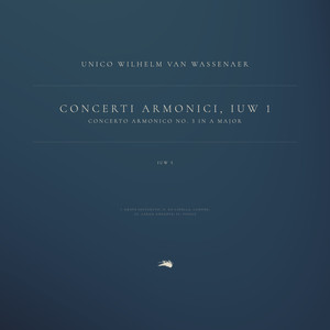 Concerti armonici, IUW 1: Concerto armonico No. 3 in A Major, IUW 5