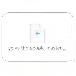 Ye (侃爷) - Ye vs. the People (starring TI as the People)