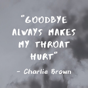 不擅长说再见 Not Good at Goodbyes