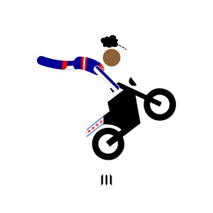 knievel stunts. (Explicit)