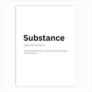 Substance (Explicit)