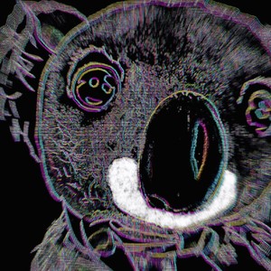 Shaggy White Mustache