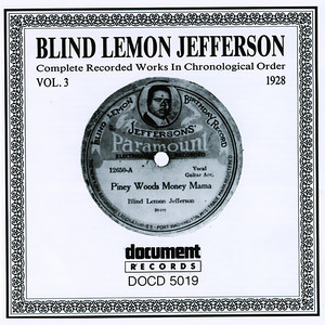 Blind Lemon Jefferson Vol. 3 1928