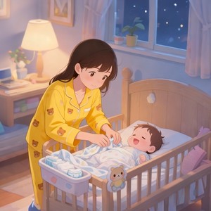 子宫羊水声+胎音心跳声(新生儿哄睡)封面