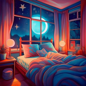 Espacios Tranquilos Bajo La Cortina Iluminada Por La Luna