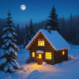 Cabin Lights and Christmas Nights