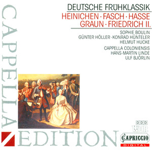 HEINICHEN, J.D.: Overture in G Major / FASCH, J.F.: Overture in G Major / HASSE, J.A.: La gelosia / GRAUN, J.G.: Overture in D Minor (Linde, Bjorlin)