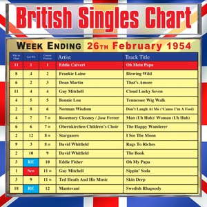 British Singles Chart - Week Ending 26 February 1954