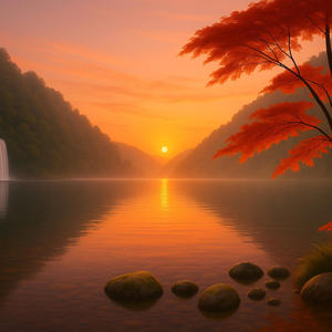 Paz Dorada entre Montañas y Piano