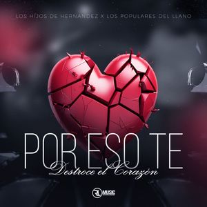 Por eso te destroce el corazon (En Vivo)