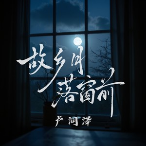 故乡月 落窗前