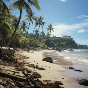 Música Concentrada En La Orilla Del Océano