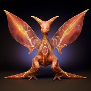 Terracotta Pterodactyl