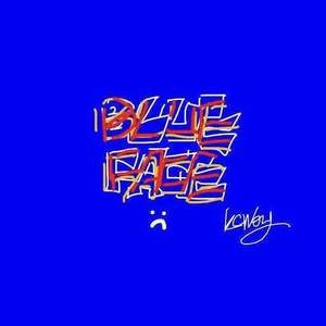 blue face