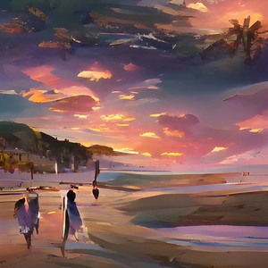 夕阳漫步 Sunset Stroll