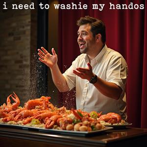 I need to washie my handos