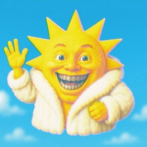 Die Sonne auf dem Pelz