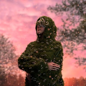 Зёленый худи