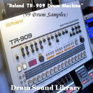 Roland TR-909 Drum Machine (99 Drum Samples)