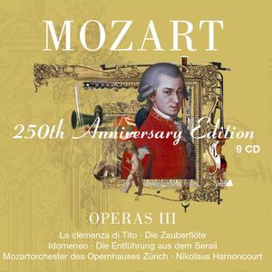 Mozart : Operas Vol.3 [La clemenza di Tito, Die Zauberflöte, Idomeneo, Die Entführung aus dem Serail]