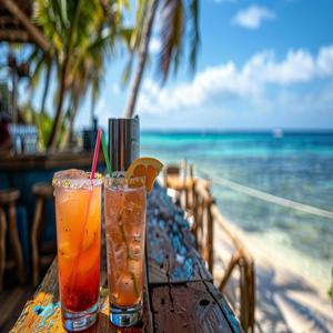 Afternoon aperitif on the beach