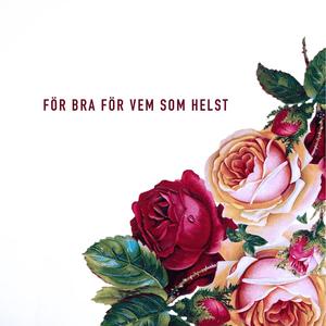 För bra för vem som helst