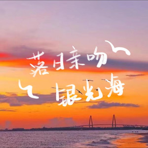 落日亲吻银光海