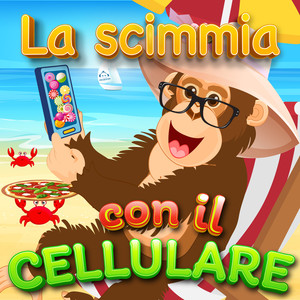 La scimmia con il cellulare