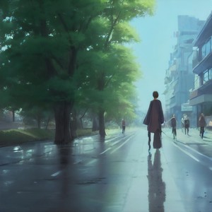 下雨天看不见蝴蝶捏