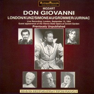 Mozart: Don Giovanni (Live Recording London 15.09.1954)