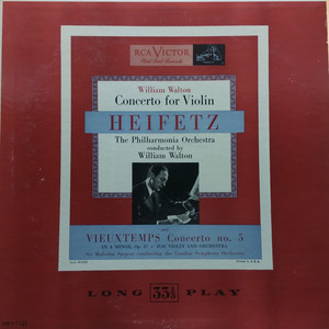 William Walton Concerto For Violin Heifetz（黑胶版）