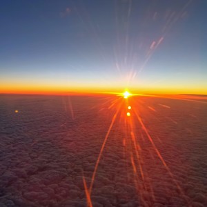 飞到南边看日出