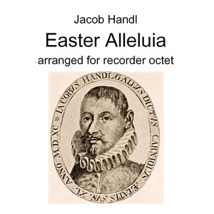 Easter Alleluia for recorder octet