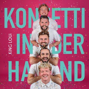 Konfetti in der Hand