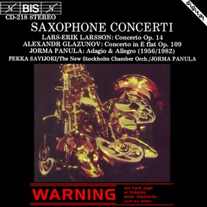 Saxophone Concerto, Op. 14 - I. Allegro molto moderato