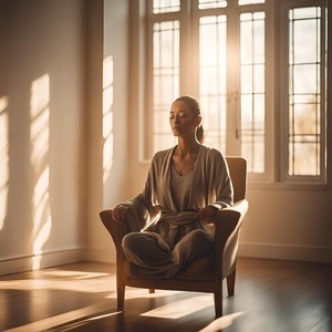 Meditation on the chair