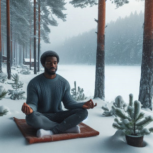 Meditation under the snow