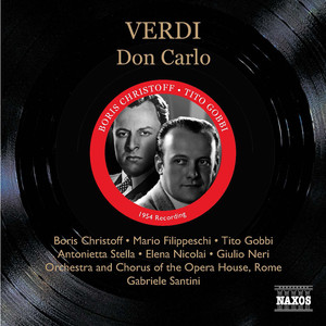 VERDI: Don Carlo (Christoff, Filippeschi, Gobbi) [1954]