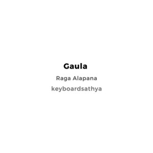 Gaula Raga Alapana (Live)