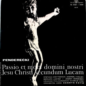 19. Et Stabat Populus Spectans 20. Unus Autem De His, Qui Pendebant, Latronibus... 24. In Te Domine, Speravi (黑胶版)