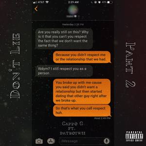 Don't Lie, Pt. 2(feat. datboiwii) (Explicit)