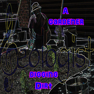 A Gardener Digging Dirt