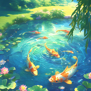 Dance of the Koi